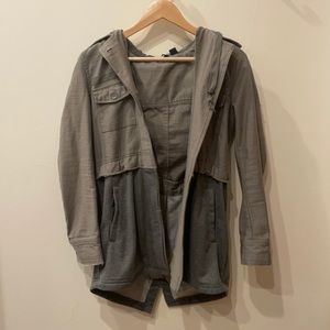 Army green and gray jacket